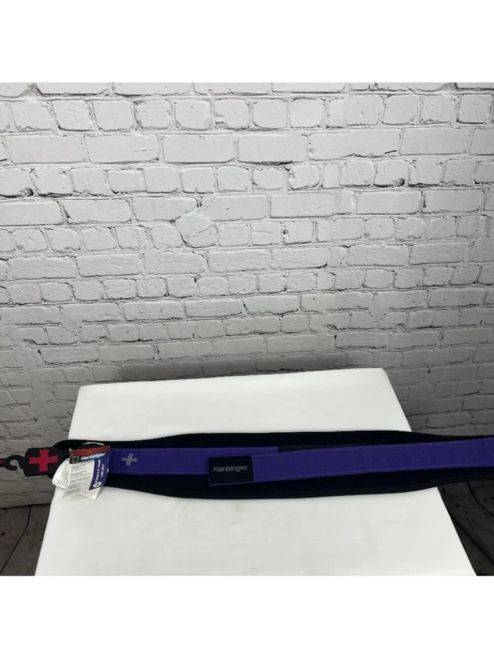 NWT Harbinger Purple Black Womens 5” Foam Padded Core Support Belt Lifting M